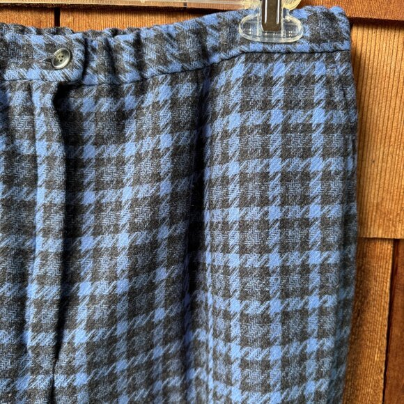 Vintage Pendleton Blue/Black 100% Virgin Wool Lined Pants in Women's 12 - Picture 7 of 11